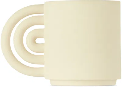 Shop Lolly Lolly Ceramics Off-white 53/100 Mug In Coffee Cream