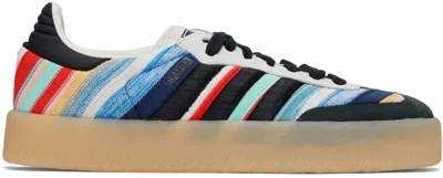 Shop Adidas Originals Multicolor Kseniaschnaider Edition Samba Sneakers In Black / Ivory