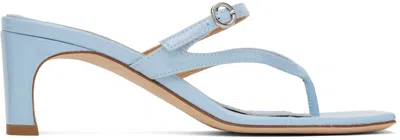 Shop Aeyde Blue Giselle Heeled Sandals In Powderblue