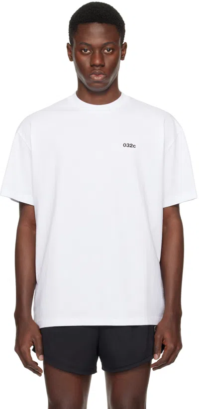 Shop 032c White 'nothing New' T-shirt