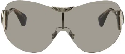 Shop Vivienne Westwood Silver Tina Sunglasses In 834