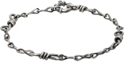Shop Youth Silver Twist Chain Bracelet