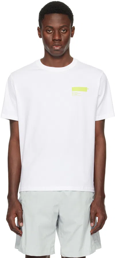 Shop Affxwrks White Standardised T-shirt In Optic White