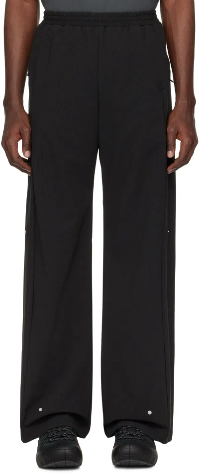 Shop Affxwrks Black Contract Trousers In Lead Black
