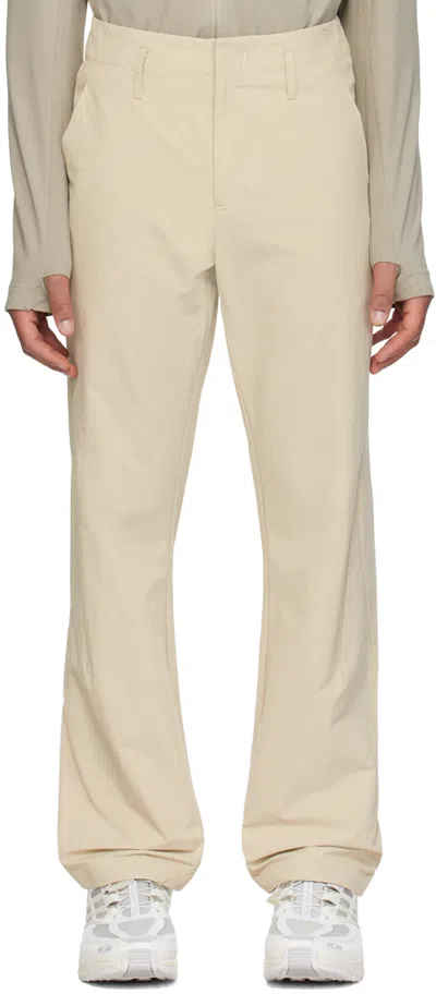 Shop Post Archive Faction (paf) Off-white 6.0 Right Trousers In Ivory