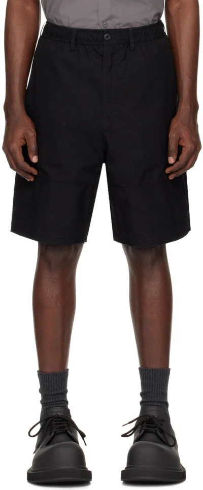 Shop 032c Black Team Shorts