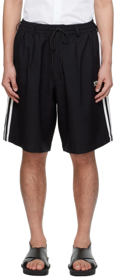 Shop Y-3 Black 3ssp Uni Shorts
