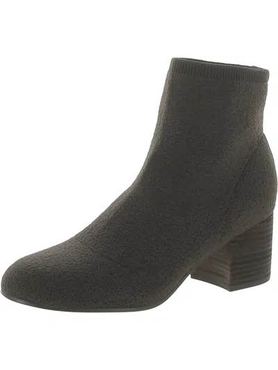 Shop Eileen Fisher Womens Suede Trim Stretch Booties In Green
