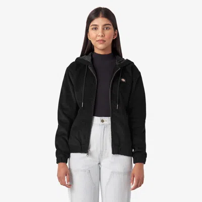 Shop Dickies Women's Corduroy Jacket In Black
