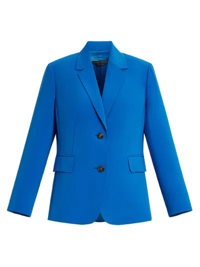 Shop Marina Rinaldi Women's Plus Camaiore Blazer In Cornflower