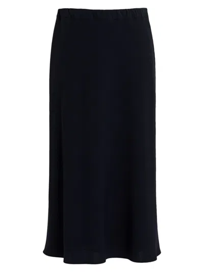 Shop Marina Rinaldi Women's Plus Size Lazise Cady Midi-skirt In Midnight Blue