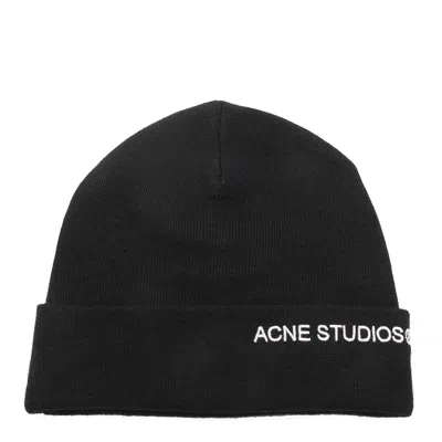 Shop Acne Studios Hats Black