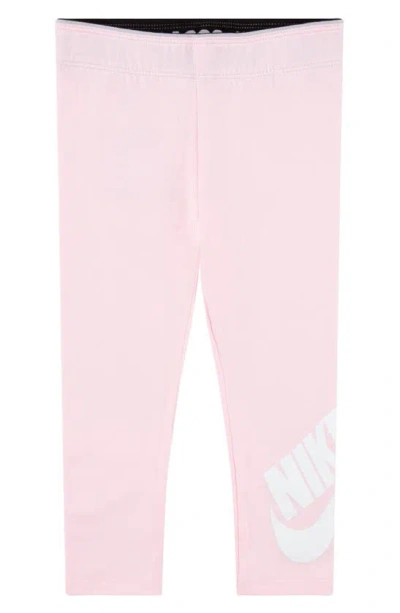 Shop Nike Kids' Swoosh Logo Leggings In Pink Foam
