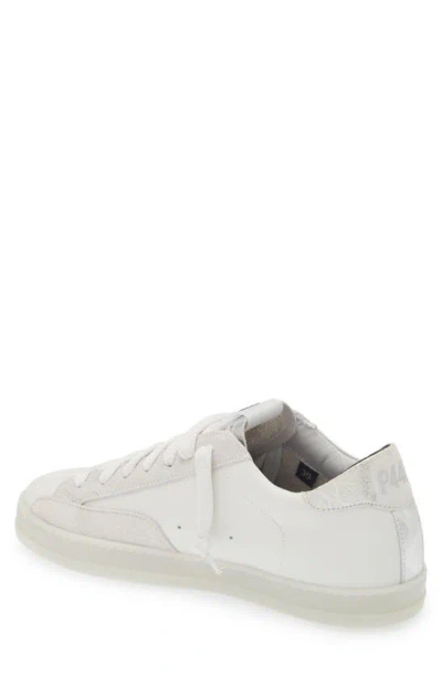 P448 F24 John Leather Sneaker In Crystal