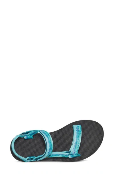 Shop Teva Original Universal Sandal In Sorbet Blue Coral