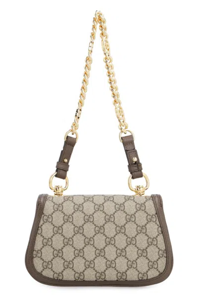 Shop Gucci Blondie Mini Shoulder Bag In Beige