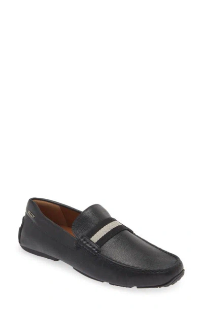 Shop Bally Pearce Driving Loafer In Black,bovine,printed