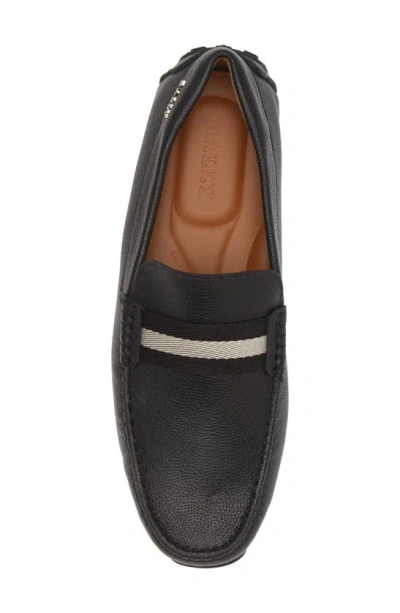 Shop Bally Pearce Driving Loafer In Black,bovine,printed
