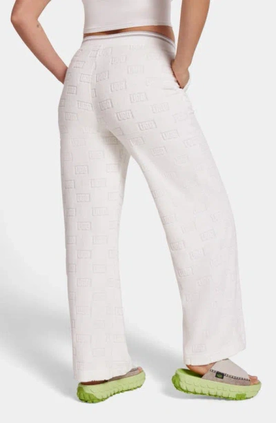 Shop Ugg Rosalinda Block Pajama Pants In Nimbus