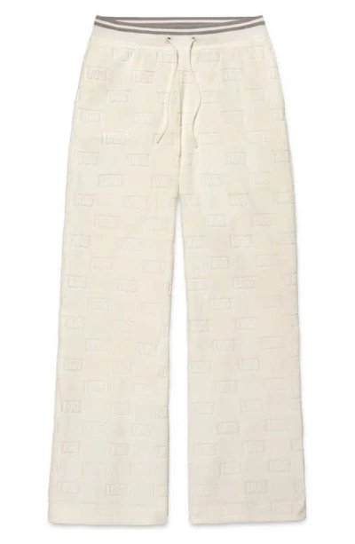 Shop Ugg Rosalinda Block Pajama Pants In Nimbus