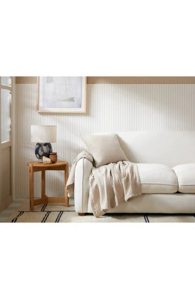 Parachute Cloud Cotton & Linen Gauze Bed Blanket In Bone