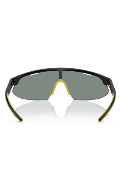 Shop Scuderia Ferrari 41mm Irregular Shield Sunglasses In Black
