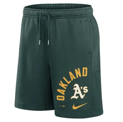 Shop Nike Green Oakland Athletics Arched Kicker Shorts