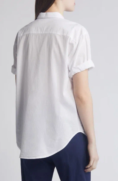 Shop Xirena Xírena Channing Cotton Shirt In White