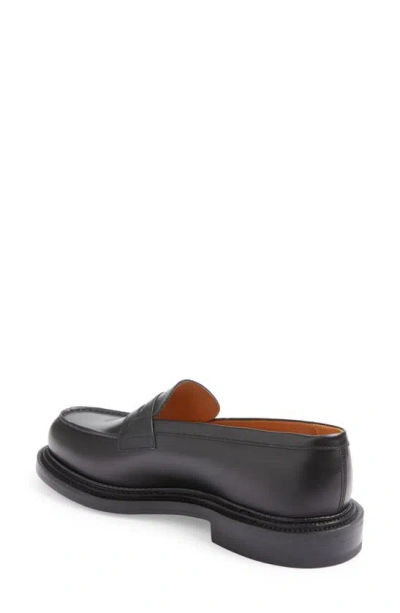 Shop Jm Weston Triple Sole 180 Penny Loafer In Black