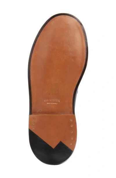 Jm Weston 180 Triple Sole Loafers In Black
