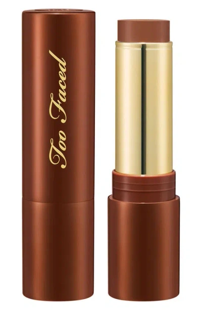 Shop Too Faced Chocolate Soleil Melting Bronzing & Sculpting Stick In Chocolate Caramel