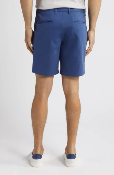 Shop Johnnie-o Jupiter Cotton Blend Chino Shorts In Lake