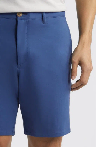 Johnnie-o Jupiter Cotton Blend Chino Shorts In Lake
