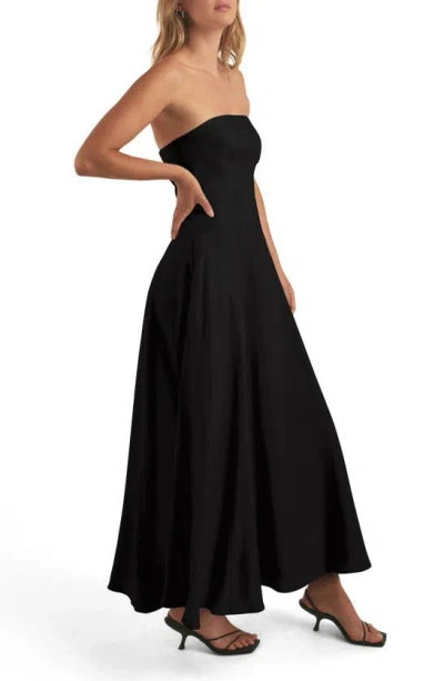Favorite Daughter The Favorite Strapless Maxi Dress In Black
