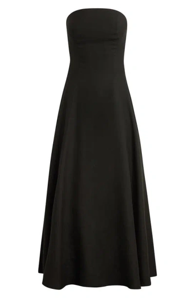 Shop Favorite Daughter The Favorite Strapless Maxi Dress In Black