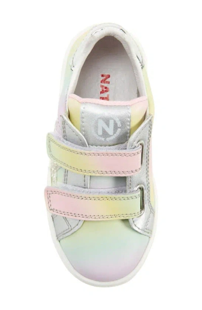 Shop Naturino Kids' Pinn Sneaker In Silverulti