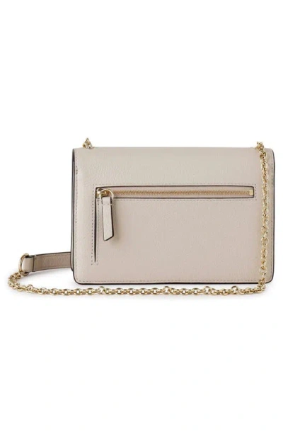 Shop Mulberry Small Darley Leather Clutch In Chalk