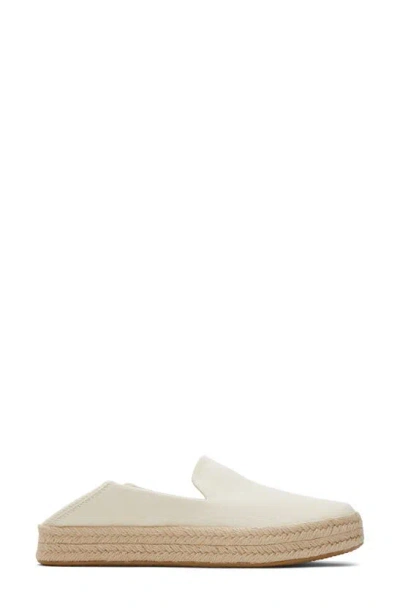 Toms Women's Carolina Slip-on Rope Espadrille Sneakers In Light Natural Heavy Twill