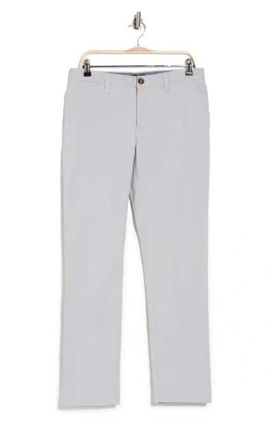 Shop 14th & Union The Wallin Stretch Twill Trim Fit Chino Pants In Grey Silk