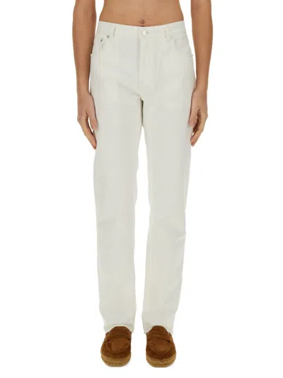 Shop Etro Stretch Jeans In White