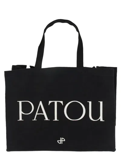 Shop Patou Large "" Tote Bag In Black