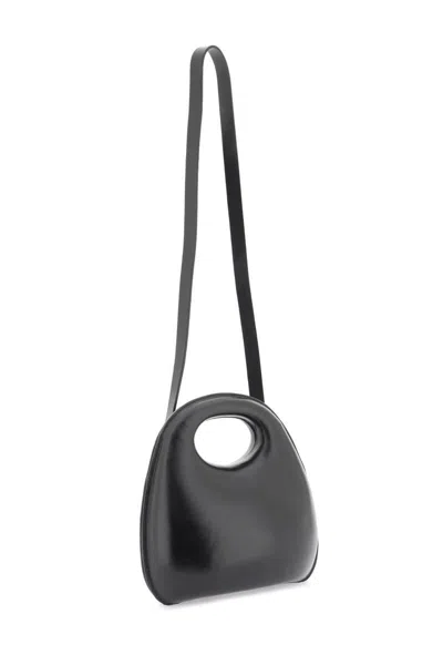 Shop Lemaire Egg Bag In Black