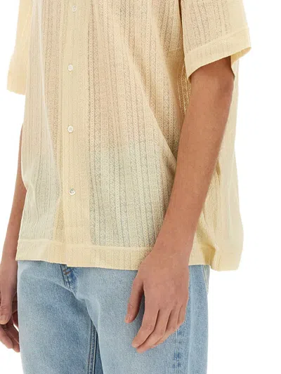 Shop Séfr "suneham" Shirt In Ivory