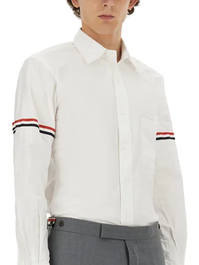 Shop Thom Browne Classic Shirt In White