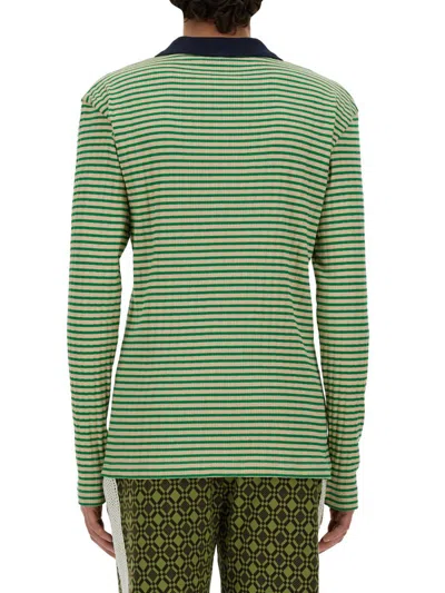 Shop Wales Bonner Polo "sonic" In Green