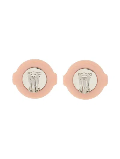 Shop Fiorucci "lollipop" Earrings In Pink