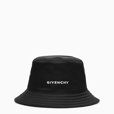 Shop Givenchy Bucket Hat In A Technical In Black