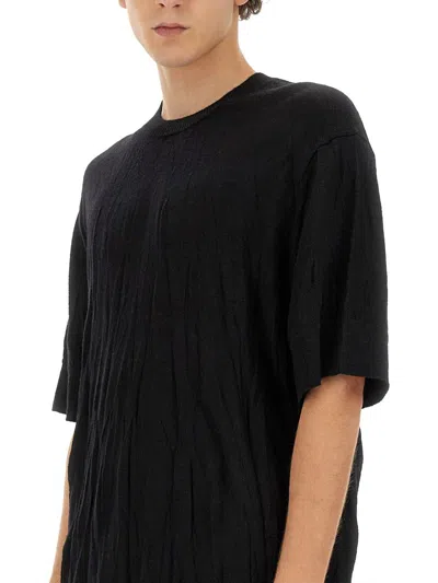Shop Helmut Lang Crushed Shirt In Black