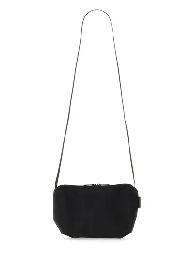Shop Herve Chapelier Hervé Chapelier Nylon Shoulder Bag In Black