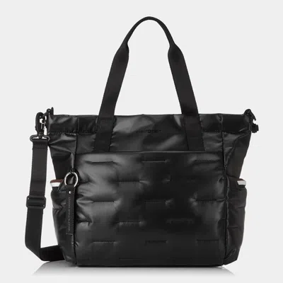 Shop Hedgren Puffer Tote Bag In Black